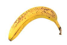 Overripe Banana With Spotty Skin