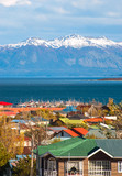 Fototapeta Uliczki - Strait Of Magellan, Puerto Natales, Patagonia, Chile