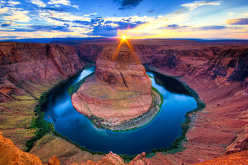 the horseshoe bend, usa