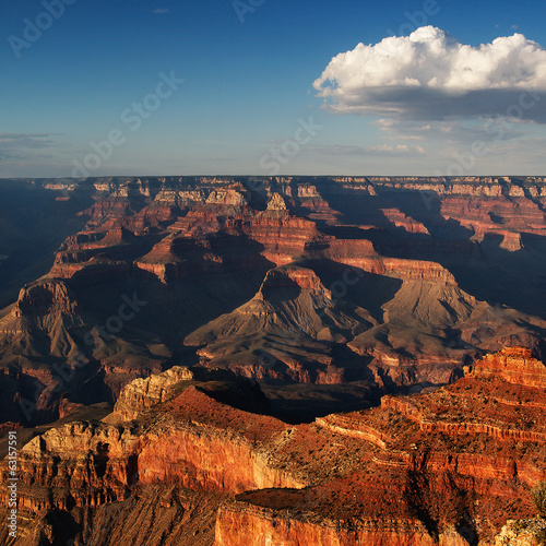 Board z aluminiowym obramowaniem Mather punkt, park narodowy grand canyon