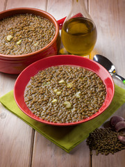 Canvas Print - lentils soup