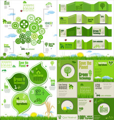 Wall Mural - Modern ecology Design Layout