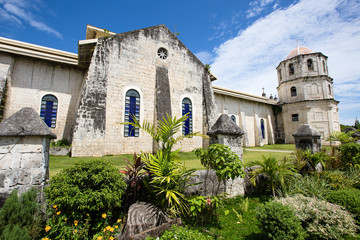 Wall Mural - An old baroque church in the Oslob, Philippines.