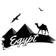 Egypt retro poster