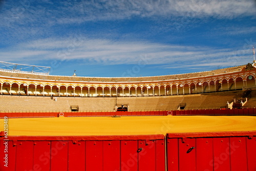 Tapeta ścienna Plaza de Toros, arena w Sewilli, w Hiszpanii