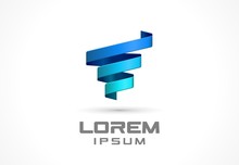 Icon Design Element. Abstract Logo Idea For Business Company.