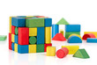 toy blocks jigsaw cube, multicolor puzzle pieces