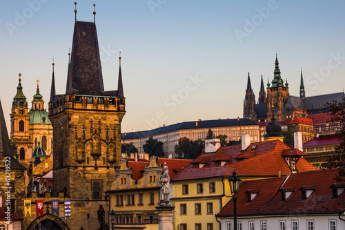 Obraz na płótnie canvas dwuczęściowy "dyptyk" Praga