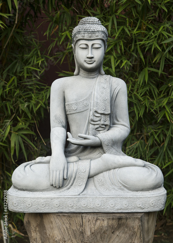 Naklejka - mata magnetyczna na lodówkę Buddha statue, Buddhism, Zen , meditation, India