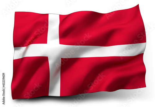 flag of Denmark Poster Mural XXL