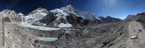 Fotoboard na płycie Obóz bazowy w Everest