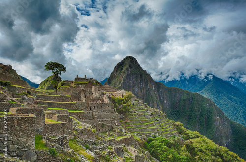 Board z aluminiowym obramowaniem Machu Picchu piękna panorama