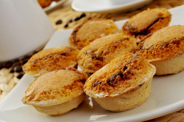 Wall Mural - pasteis de feijao, typical Portuguese pastries