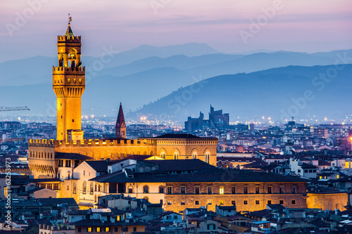 Fotoboard na płycie Florencja, Palazzo della Signoria