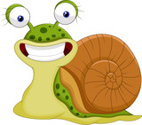 Fototapeta Fototapety na ścianę do pokoju dziecięcego - Cute snail cartoon