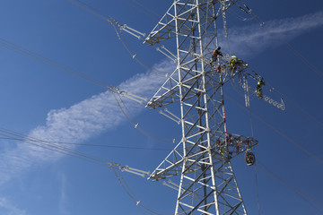 Wall Mural - New power line