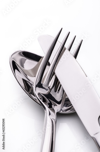 Board z aluminiowym obramowaniem Stalowe sztućce