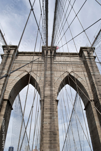 Naklejka dekoracyjna brooklyn bridge