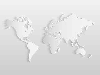  Paper World Map Illustration