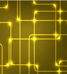 Poster - EPS10 vector modern hi-tech glowing background illustration