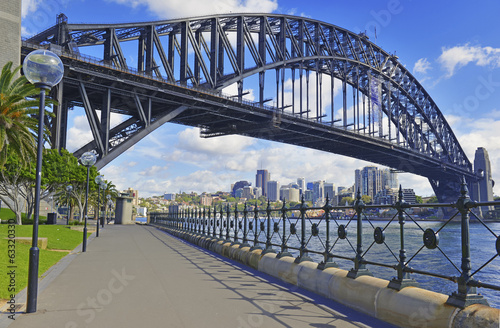 Fotoboard na płycie Sydney Harbour Bridge, Sydney Australia