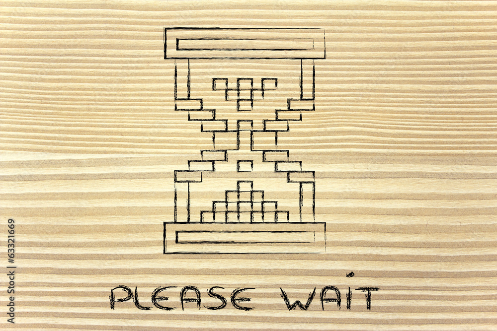 old school design of pixelated cursor