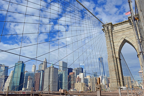 Fototapeta na wymiar Brooklyn Bridge, New York City