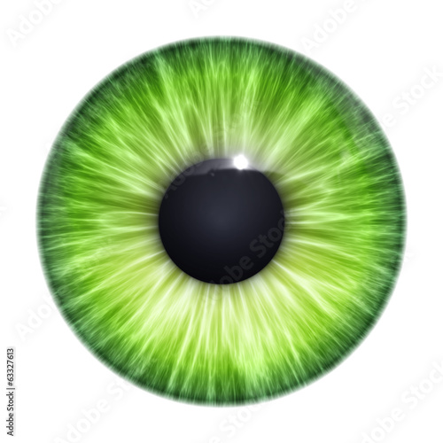 Plakat na zamówienie green eye texture