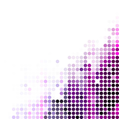 Poster - Abstract pixel mosaic gradient background