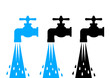 Water tap icons