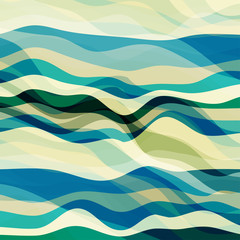 Poster - Abstract Wavy Background
