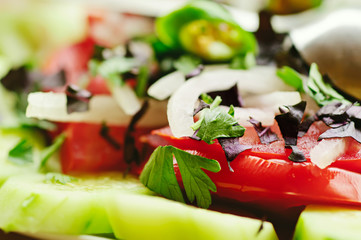 Wall Mural - Georgian vegetable salad