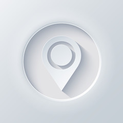 Wall Mural - vector light circle icon. eps10