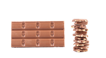 Wall Mural - Chocolate with nuts.