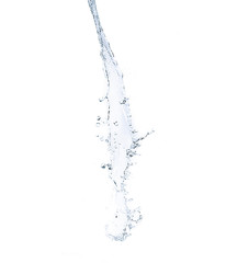 Wall Mural - Water splash isolated on white