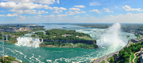Fotoboard na płycie Niagara spada widok z lotu ptaka