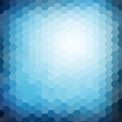 Poster - Abstract hexagon mosaic gradient background