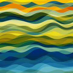Poster - Abstract Wavy Background