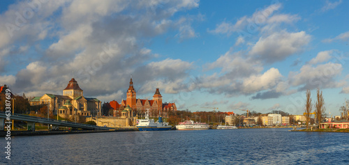 Naklejka samoprzylepna Panorama szczecina