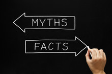 Myths Or Facts Arrows Concept