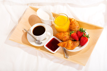 Wall Mural - breakfast in bed