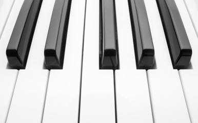 Fototapete - Piano keyboard. Abstract background.