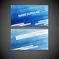 Wall Mural - Vector modern business card template