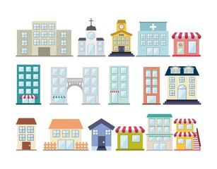 Sticker - Buildings design