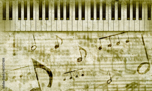 Board z aluminiowym obramowaniem Koncepcja muzyki