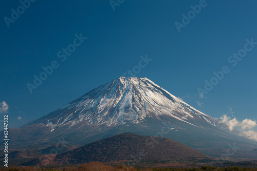 Naklejka samoprzylepna Góra Fuji z jeziora Shoin