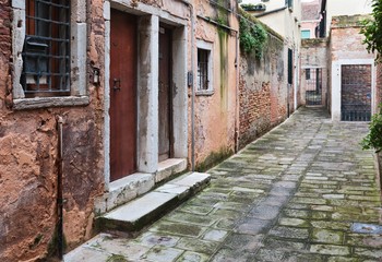 Wall Mural - Deatil old architecture in Venice