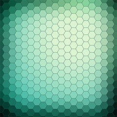 Poster - Abstract hexagon mosaic gradient background