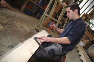 atelier de menuiserie - fabrication d'escalier