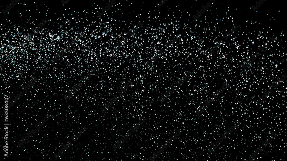 Drops of rain on a black background - obrazy, fototapety, plakaty 